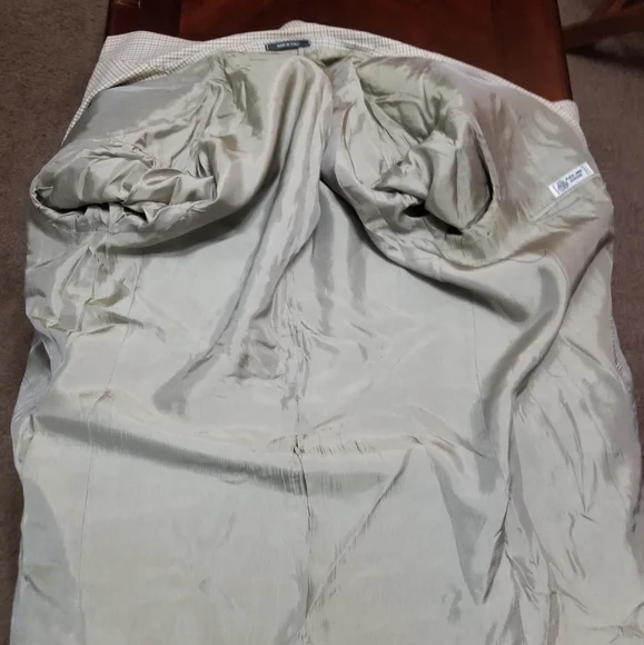 Enrico Coveri Italian Men's Classic Checkered Blazer - Picture 7 of 15